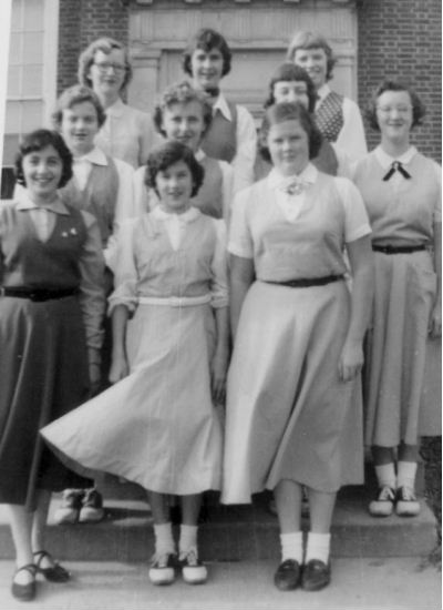 Sewing Class - 1953 photo