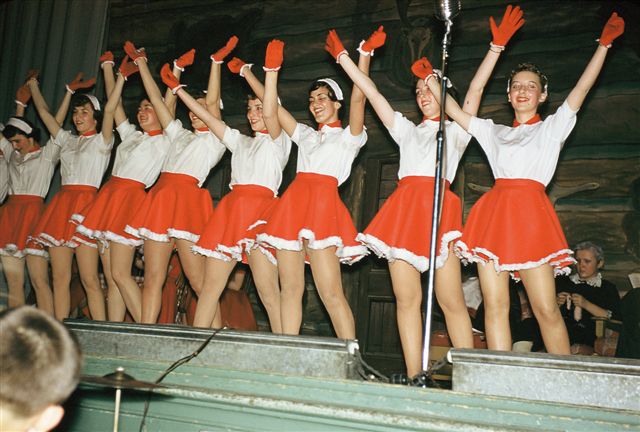 Junior Girls Chorus Line - 1956 photo