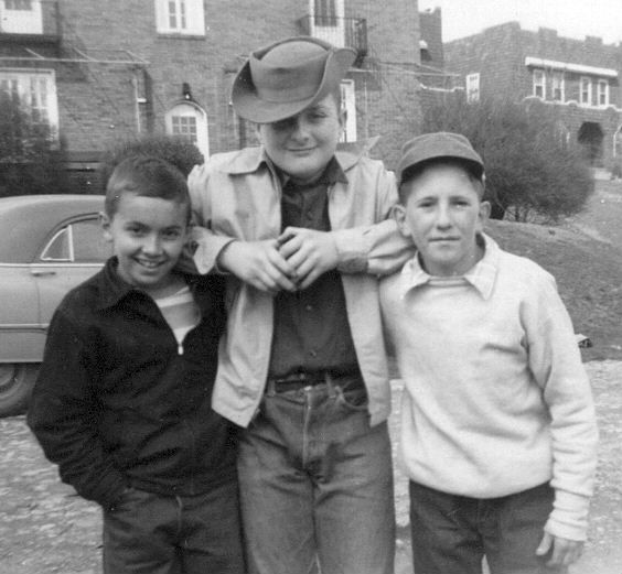 Three at Pierce Field - 1950? photo